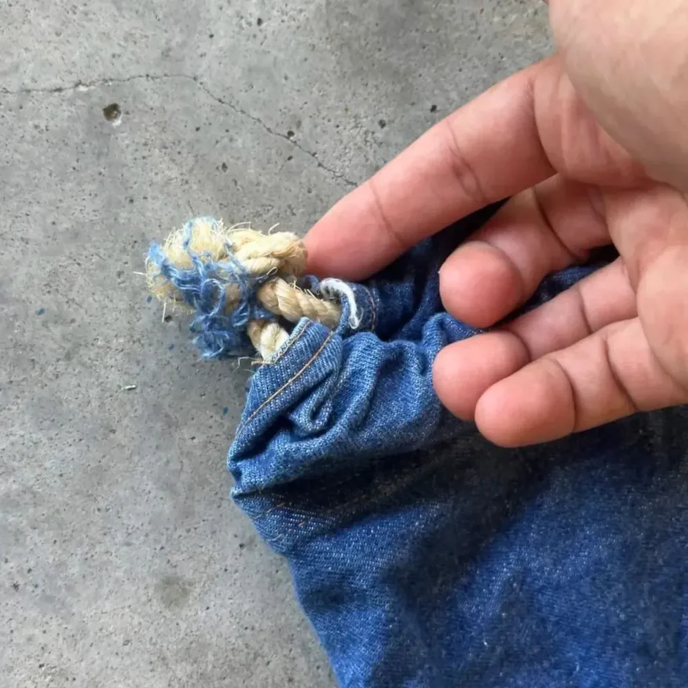 Vintage 1970s Levi's BIG E Denim Laundry Bag
